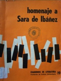 Homenaje a Sara de Ibañez