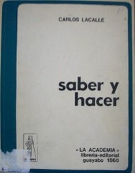 Saber y hacer