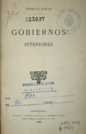 Gobiernos  interiores