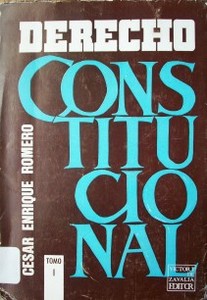 Derecho Constitucional : (Realidad Política  y Ordenamiento Político)