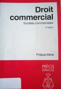Droit commercial: sociétés commerciales