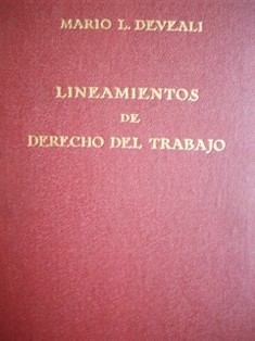 Lineamientos de derecho del trabajo