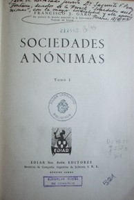 Sociedades anónimas