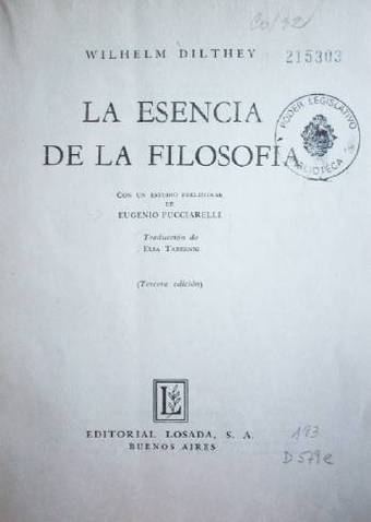 La esencia de la Filosofía