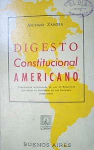 Digesto Constitucional Americano