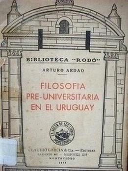 Filosofía pre-universitaria en el Uruguay