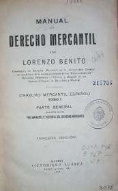 Manual de Derecho Mercantil