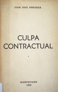 Culpa contractual