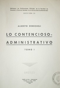 Lo Contencioso - Administrativo