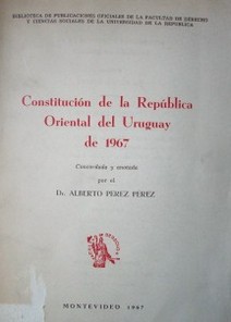 Constitución de la República Oriental del Uruguay de 1967