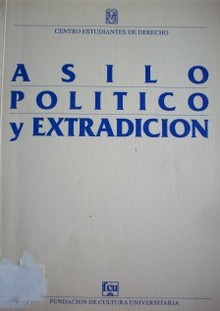Asilo político y extradición