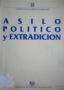 Asilo político y extradición