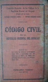 Código Civil de la República Oriental del Uruguay