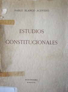 Estudios Constitucionales