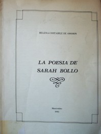 La poesía de Sarah Bollo