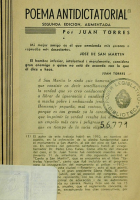 Poema antidictatorial