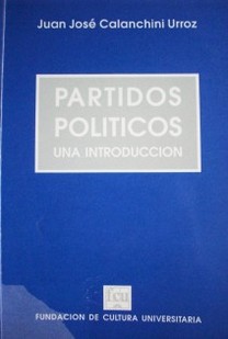 Partidos políticos : una introducción