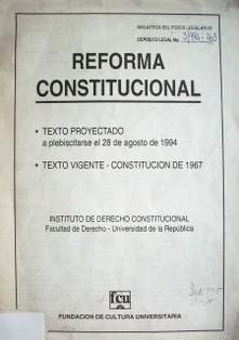 Reforma constitucional