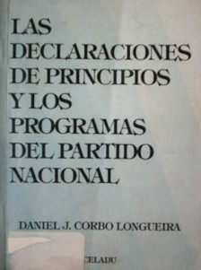 Las declaraciones de principios y los programas del Partido Nacional