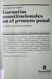 Garantias constitucionales en el proceso penal