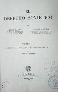 El Derecho Soviético