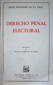 Derecho penal electoral
