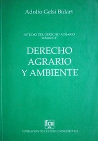 Estudio del derecho agrario