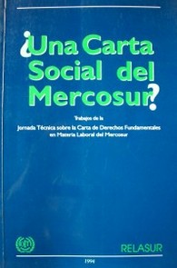 Una carta social del Mercosur?