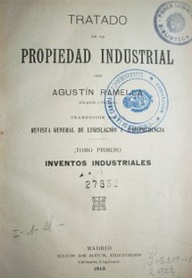 Tratado de la Propiedad Industrial