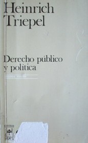 Derecho público y política