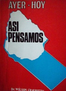 Ayer-hoy : así pensamos