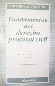 Fundamentos del derecho procesal civil