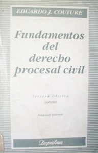 Fundamentos del derecho procesal civil