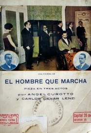 El hombre que marcha : pieza en tres actos