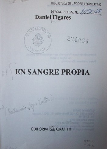 En sangre propia