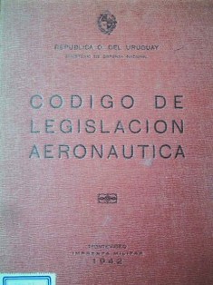 Código de Legislación Aeronáutica