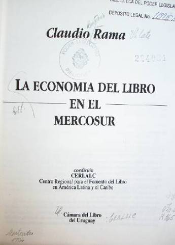 La economía del libro en el Mercosur