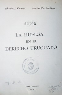 La huelga en el derecho uruguayo