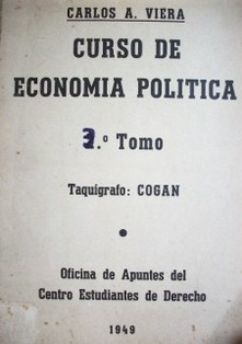 Curso de Economía política