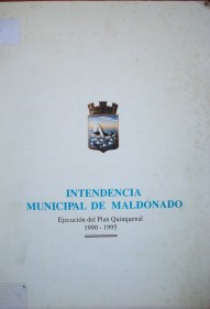 Ejecución del Plan Quinquenal : 1990-1995