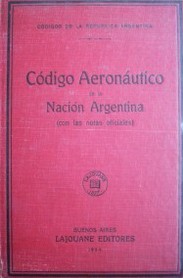 Código Aeronáutico de la Nación Argentina