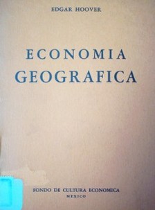 Economía geográfica