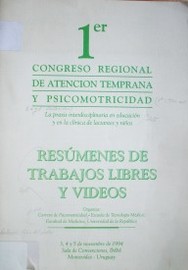 Resúmenes de trabajos libres y videos