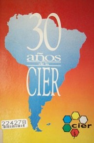 30 años de CIER : 1964-1994