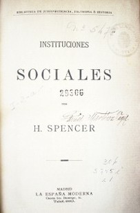 Instituciones sociales
