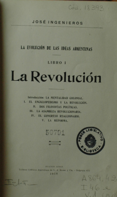 La evolución de las ideas argentinas