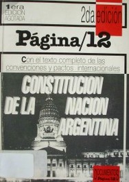 Constitución de la nación argentina : Santa Fe - Paraná 1994