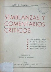 Semblanzas y comentarios críticos