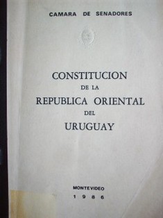 Constitución de la República Oriental del Uruguay