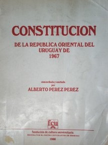 Constitución de la República Oriental del Uruguay de 1967